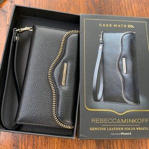 New in box Rebecca Minkoff  iPhone 6  wristlet .